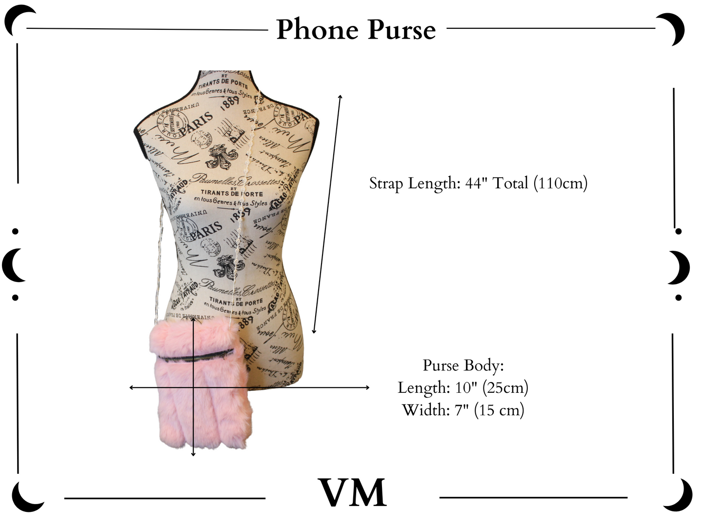 The VM Faux Fur Phone Purse