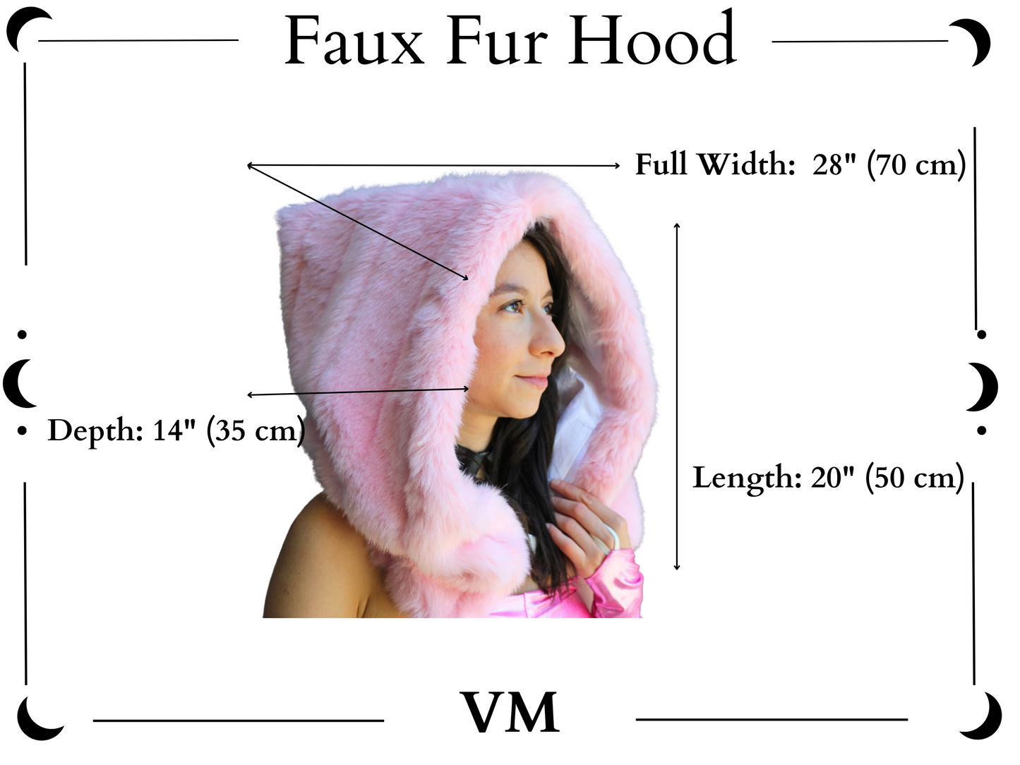 The VM Faux Fur Festival Hood