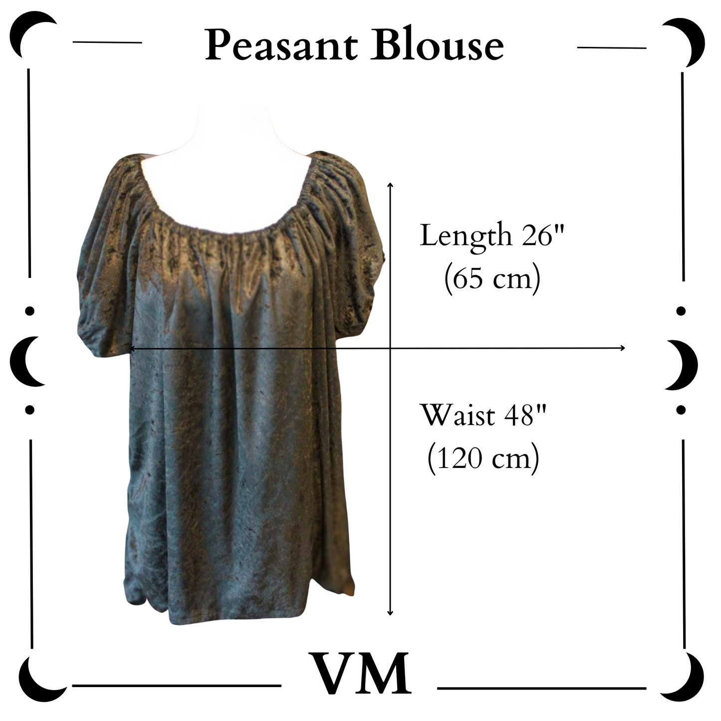 The VM Velvet Peasant Blouse