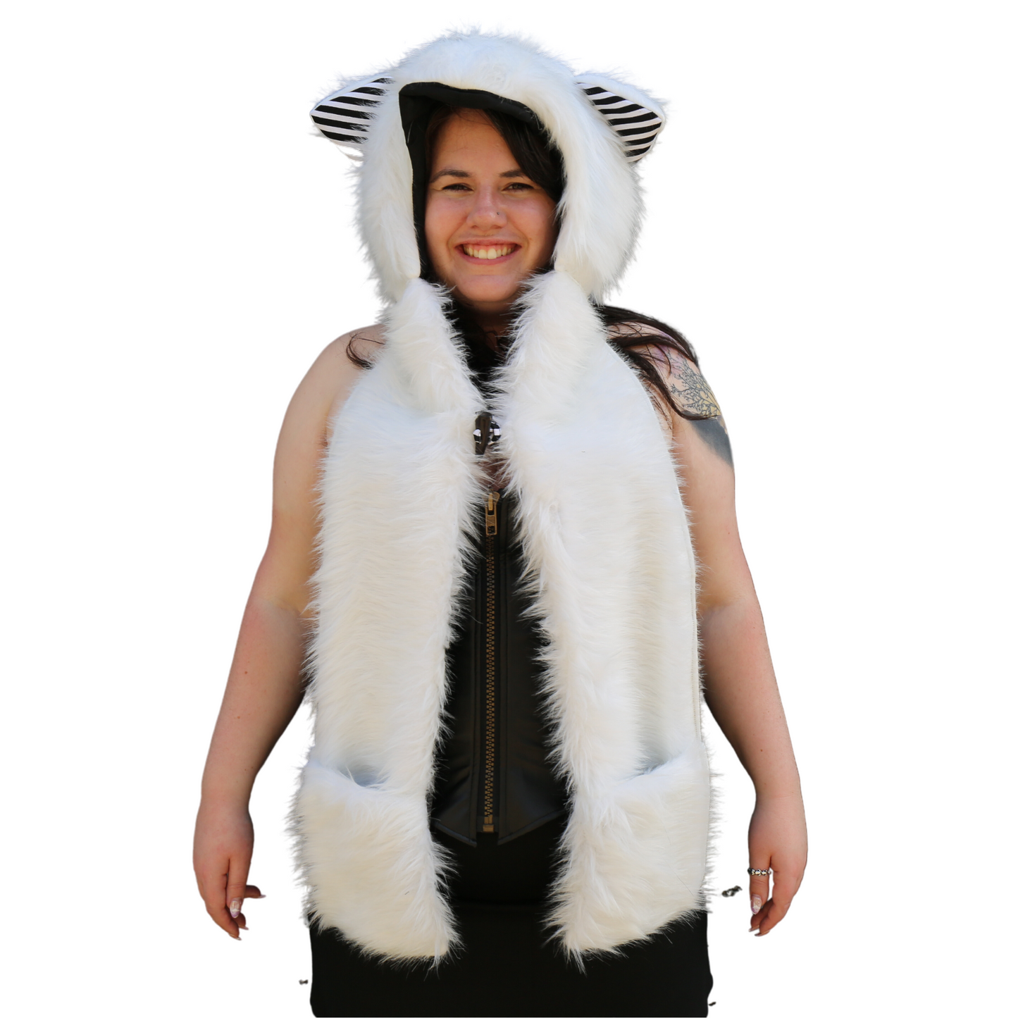 The VM Festival Faux Fur Animal Hood