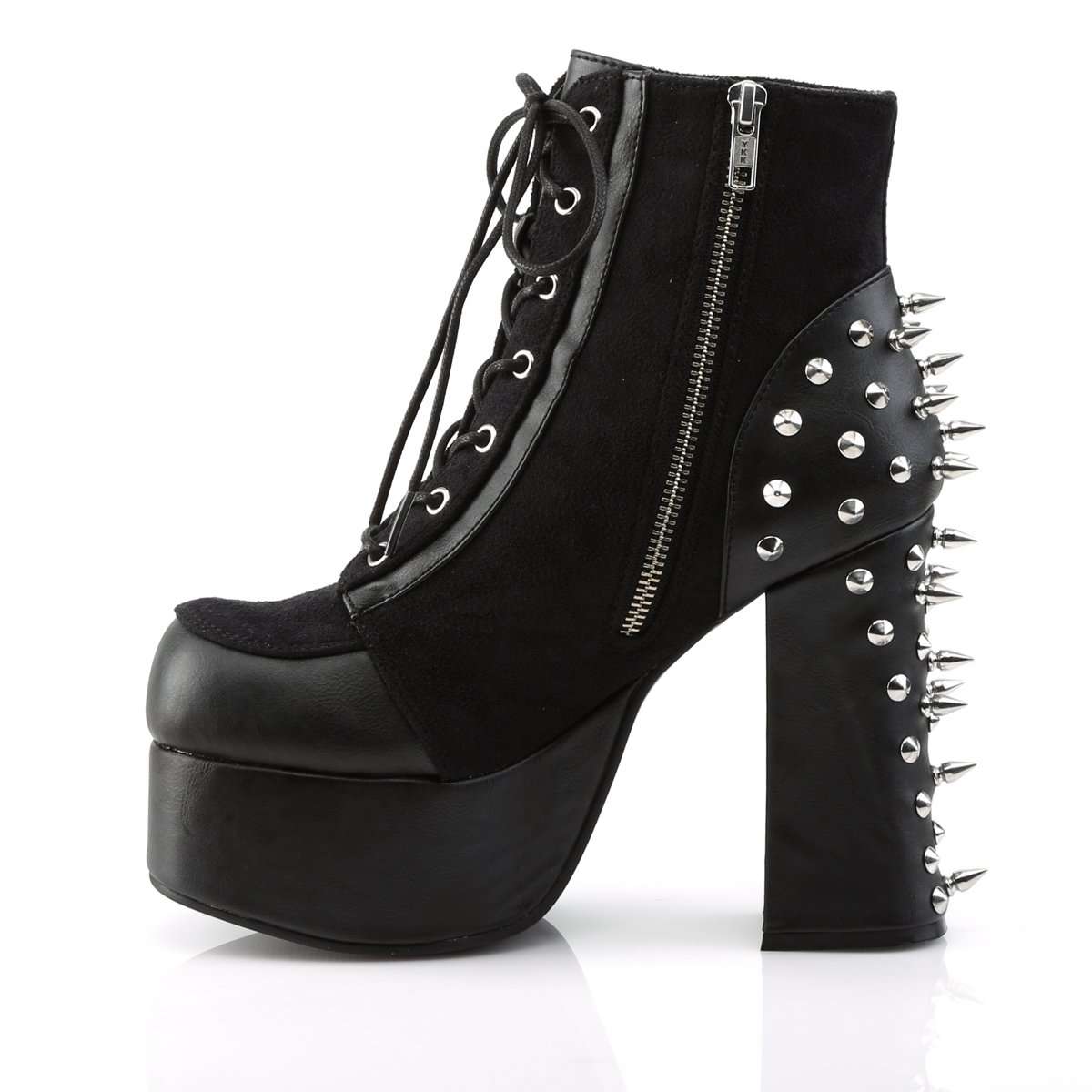 Demonia Platform Boots - Charade 100 Lace-up Spike Boots