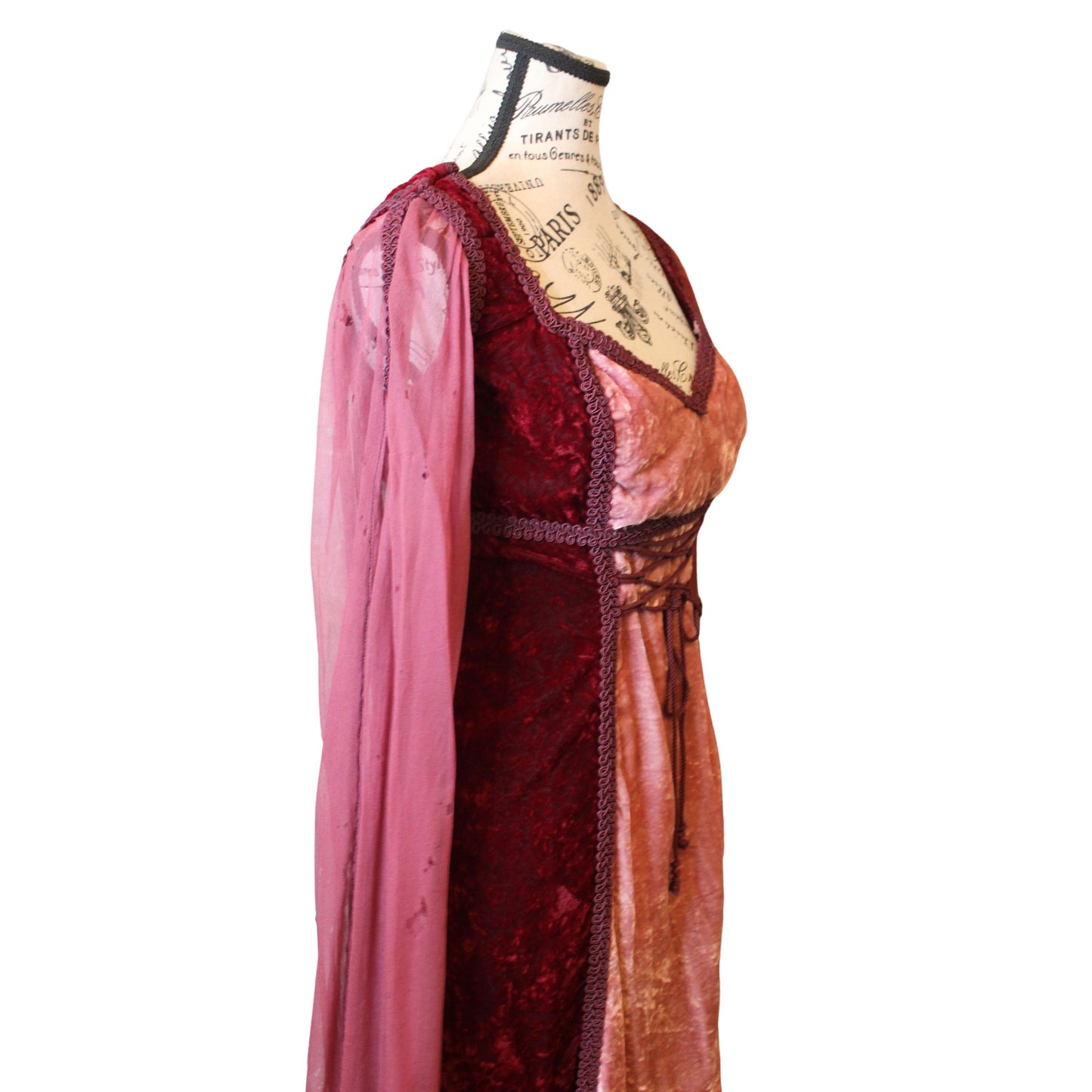 SALE The VM Wine and Pink Gown