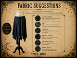 Asymmetrical Skirt PDF Sewing Pattern – Beginner Handkerchief Skirt Pattern