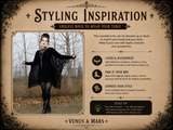 Gothic Tunic PDF Sewing Pattern – Beginner Batwing Top Pattern
