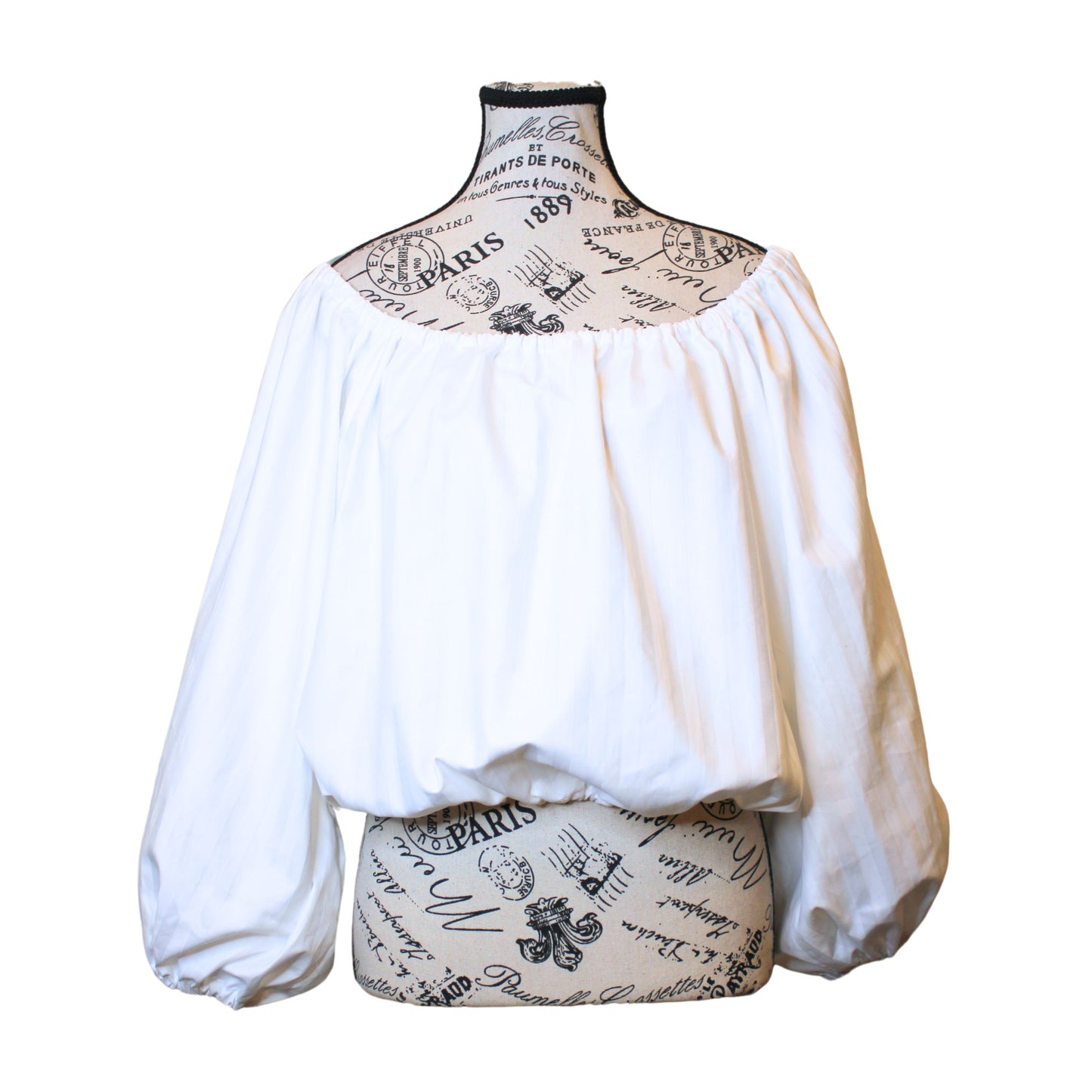 The VM Cropped Peasant Blouse