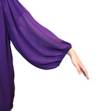 Chiffon Chemise with Bishop Sleeves