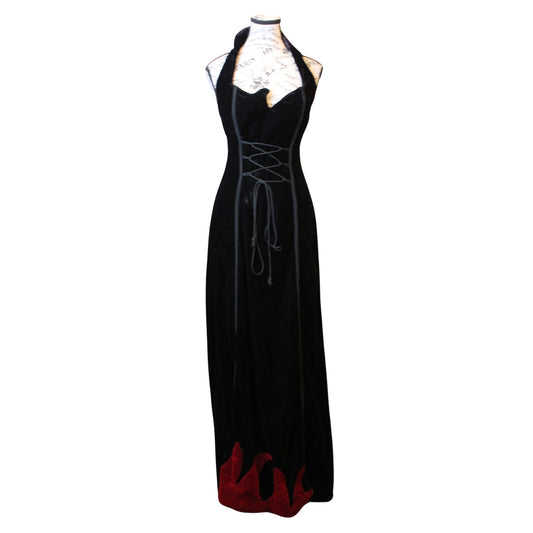 SALE The VM Black Flame Gown