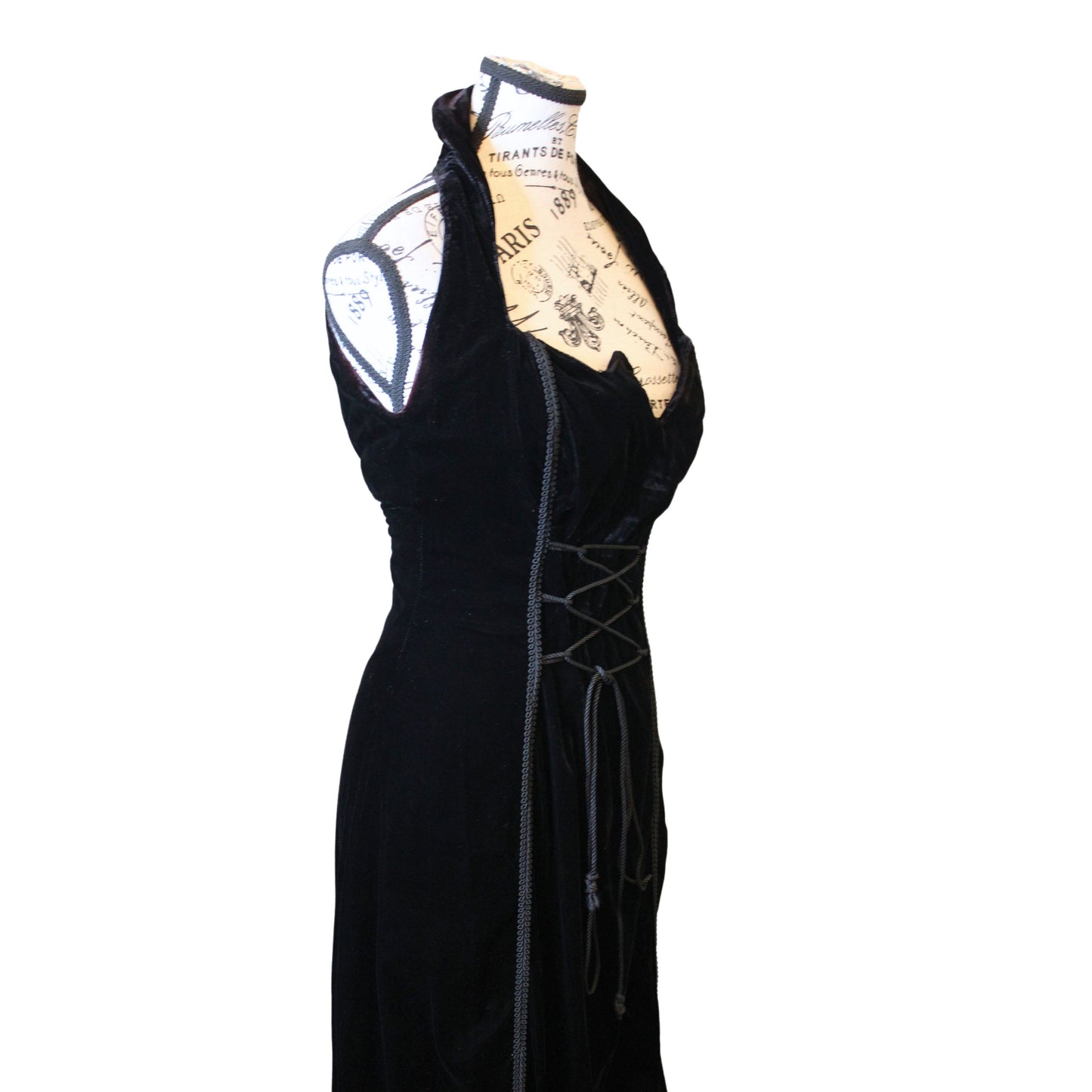 SALE The VM Black Flame Gown