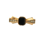 CLEARANCE Black and Gold Pin