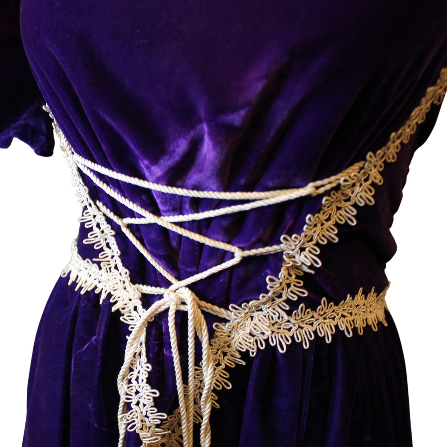 SALE The VM Purple Lace-Back Gown