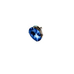 CLEARANCE Blue Gem Stud Earrings