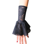 The VM Black Lace Bell Gloves