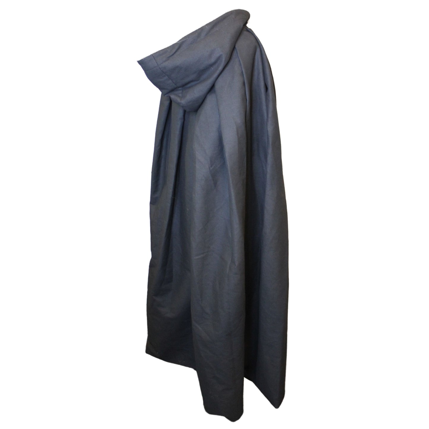 The VM Canvas Cotton Lined Cloak with Faux Fur Hood