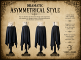 Asymmetrical Skirt PDF Sewing Pattern – Beginner Handkerchief Skirt Pattern