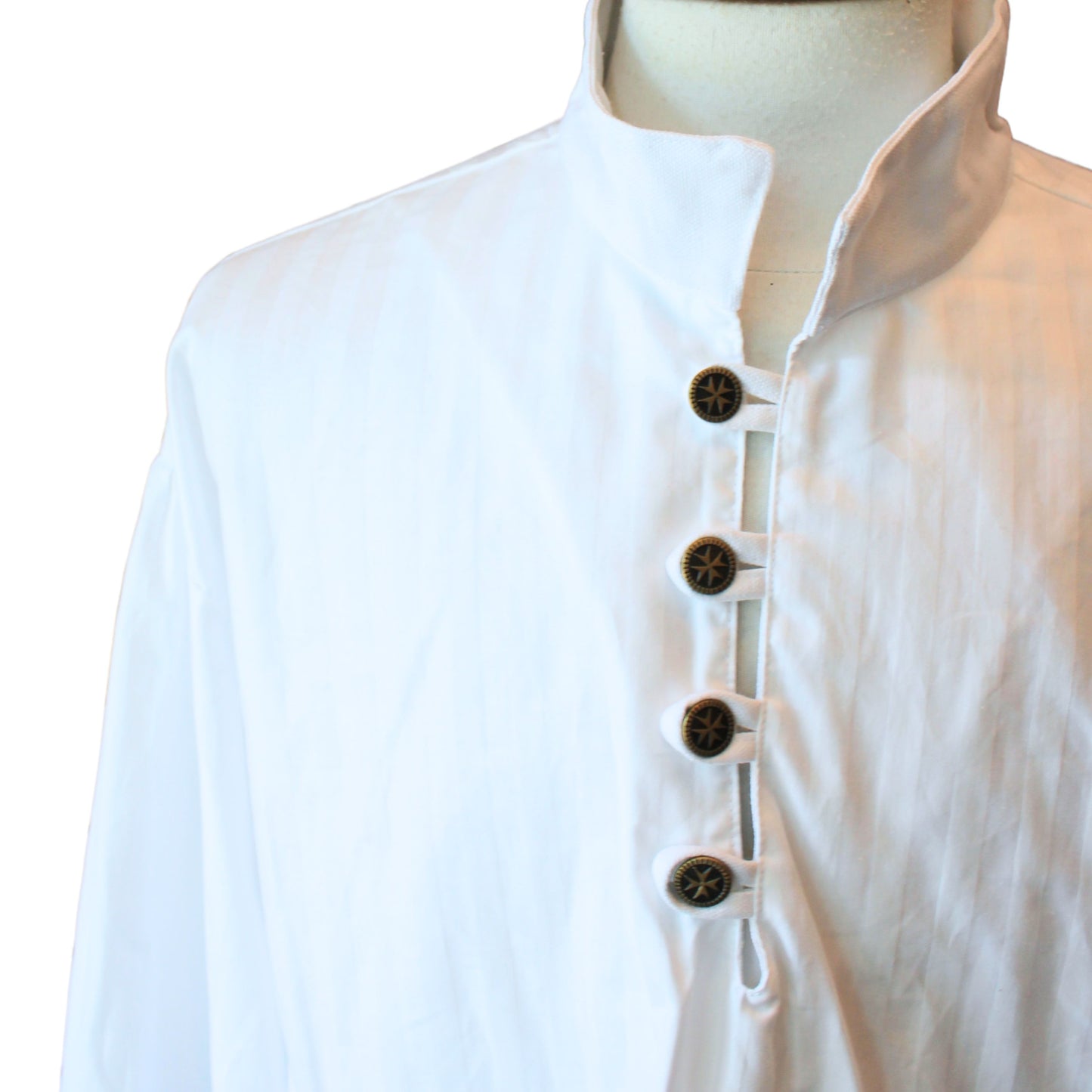 The VM Button Poet Shirt