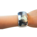 CLEARANCE Wide Silver Bracelet