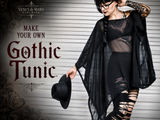 Gothic Tunic PDF Sewing Pattern – Beginner Batwing Top Pattern