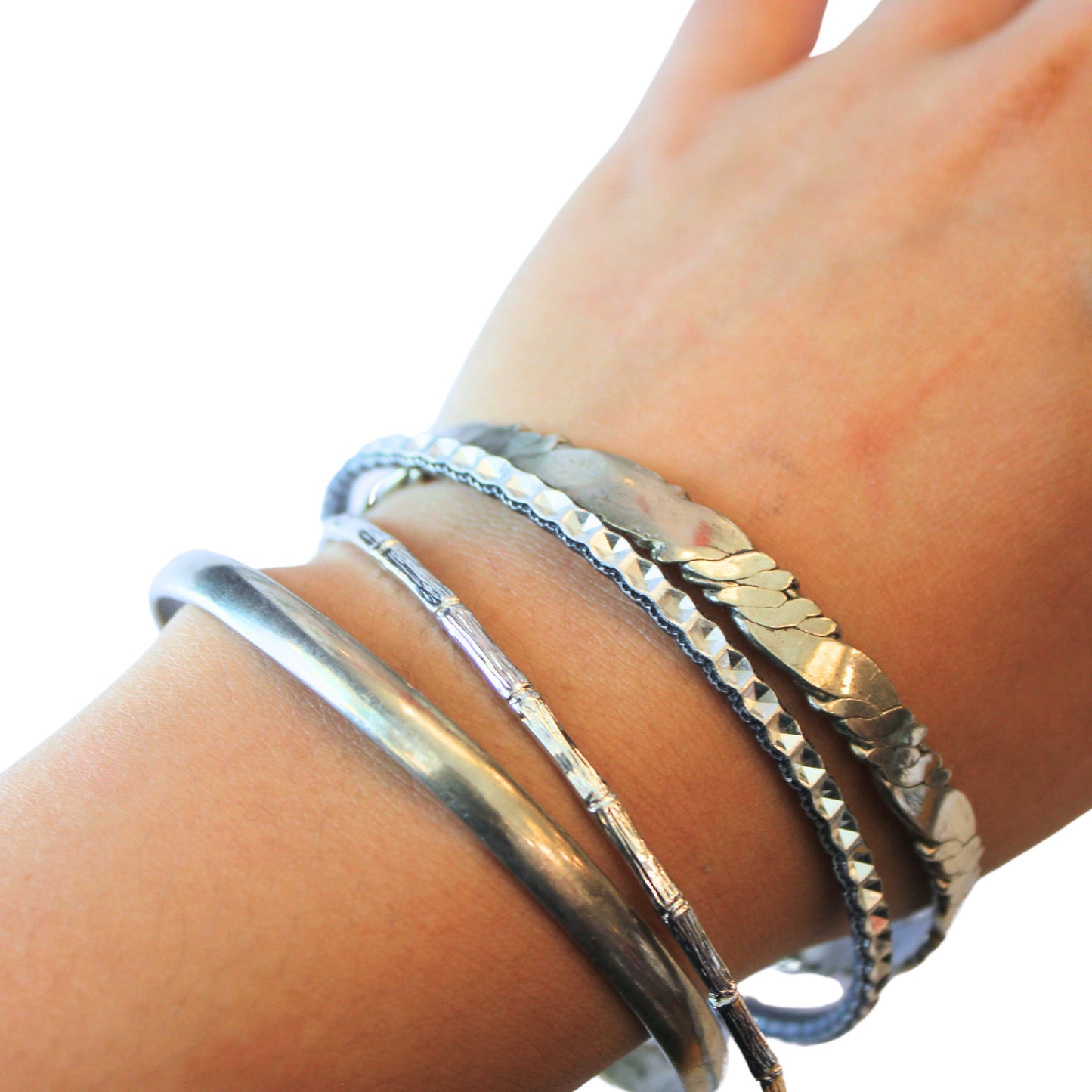 CLEARANCE Silver Bangles