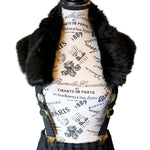 The VM Faux Fur Suspenders