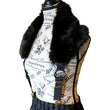 The VM Faux Fur Suspenders