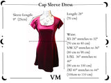 The VM Short Velvet Vamp Dress