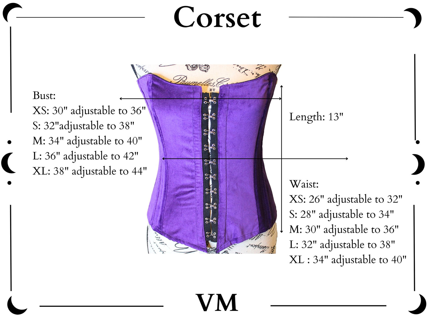 The VM Tapestry Corset – Venus & Mars Clothing