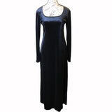 The VM Long Velvet Vamp Dress