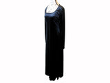 The VM Long Velvet Vamp Dress