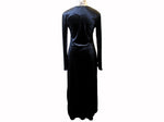 The VM Long Velvet Vamp Dress