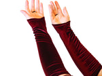 The VM Long Velvet Pointe Gloves