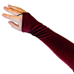 The VM Long Velvet Pointe Gloves