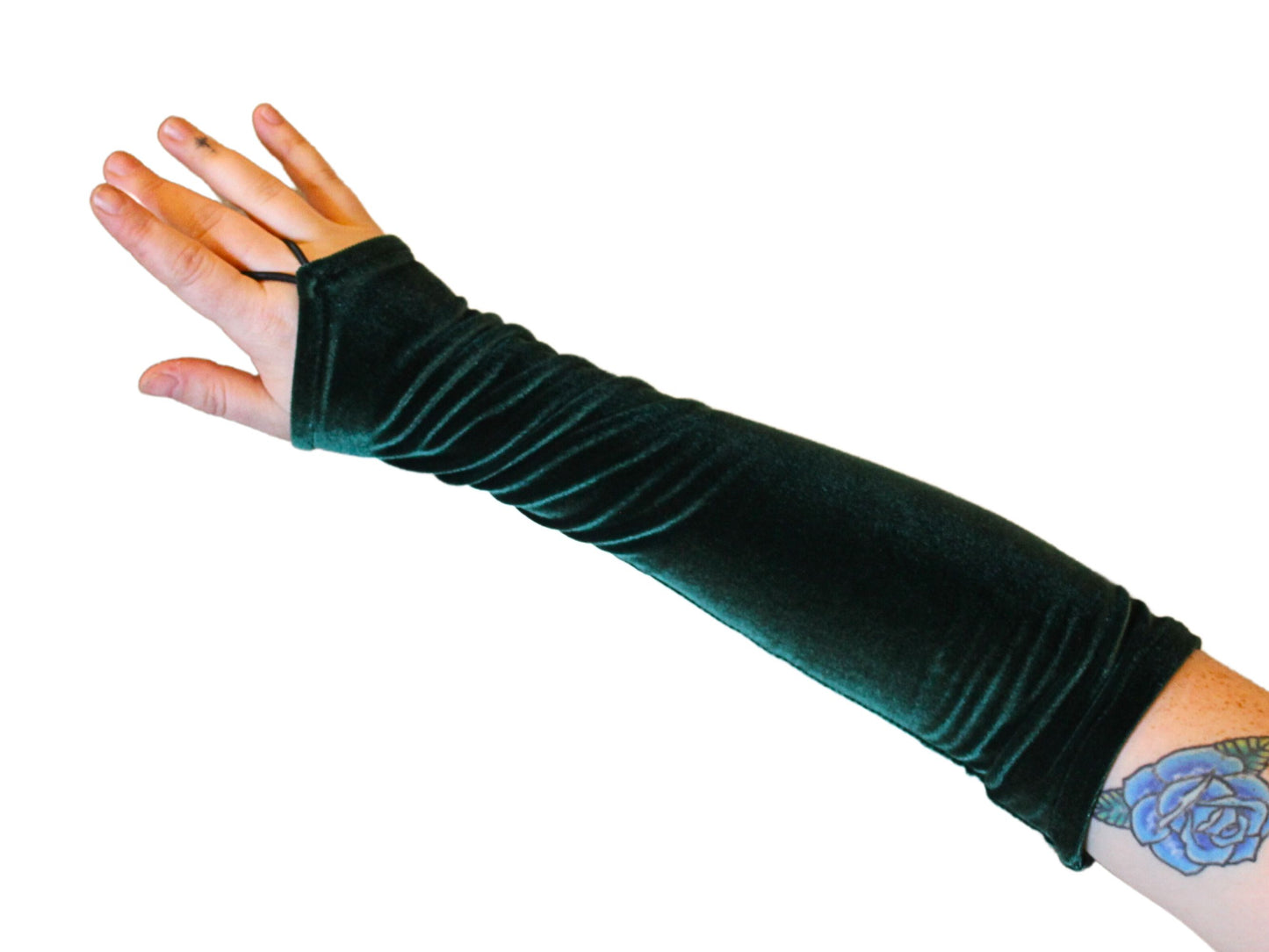 The VM Long Velvet Pointe Gloves