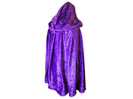 The VM Short Crushed Velvet Cloak