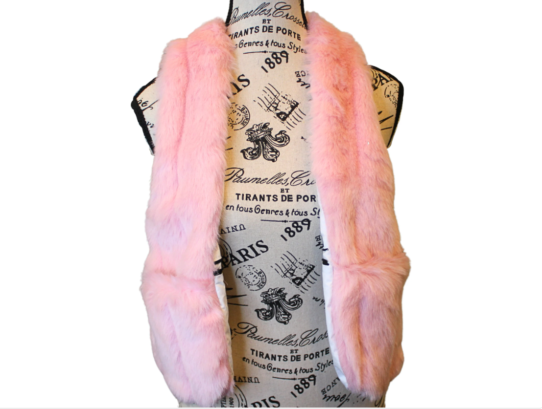 The VM Short Faux Fur Holster Vest