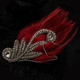 Sparkly Feathered Hairpiece