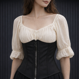 Zipper Underbust Corset