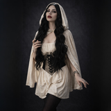 Short Crushed Velvet Cloak