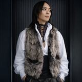 Long Faux Fur Holster Vest