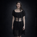 Lace Peasant Dress