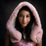 Faux Fur Festival Hood