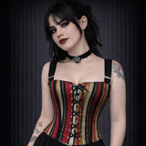 Lace-Up Corset with Straps