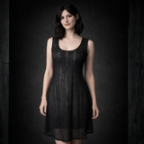 Short Lace Vamp Dress