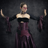 Bandeau Top — Handmade Gothic Strapless Crop Top