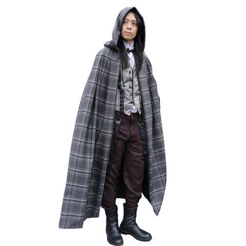 The VM Plaid Lined Cloak