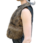 The VM Short Faux Fur Holster Vest