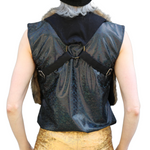 The VM Short Faux Fur Holster Vest