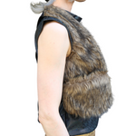 The VM Short Faux Fur Holster Vest