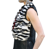 The VM Short Faux Fur Holster Vest