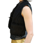 The VM Short Faux Fur Holster Vest