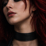 Vegan Leather Velcro Choker